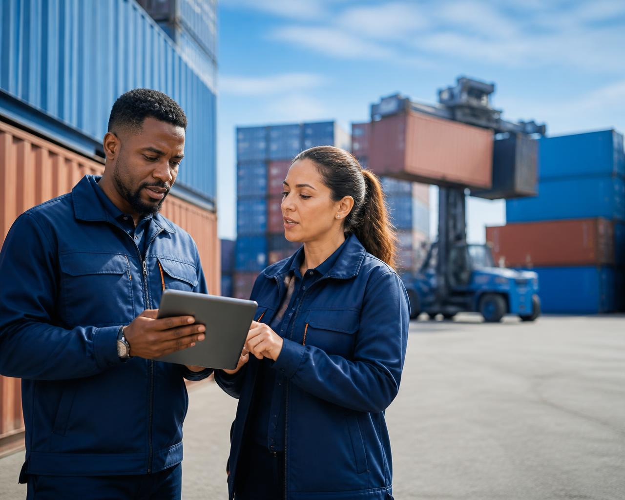 NVR Logistics operations professionals coordinating freight